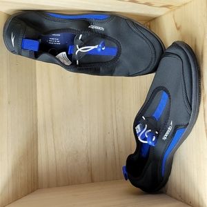 Speedo Mens Black and Blue Water Shoes